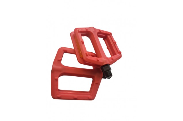 VP-535 ζευγη πεταλ plattform 9/16  nylon ball bearings red